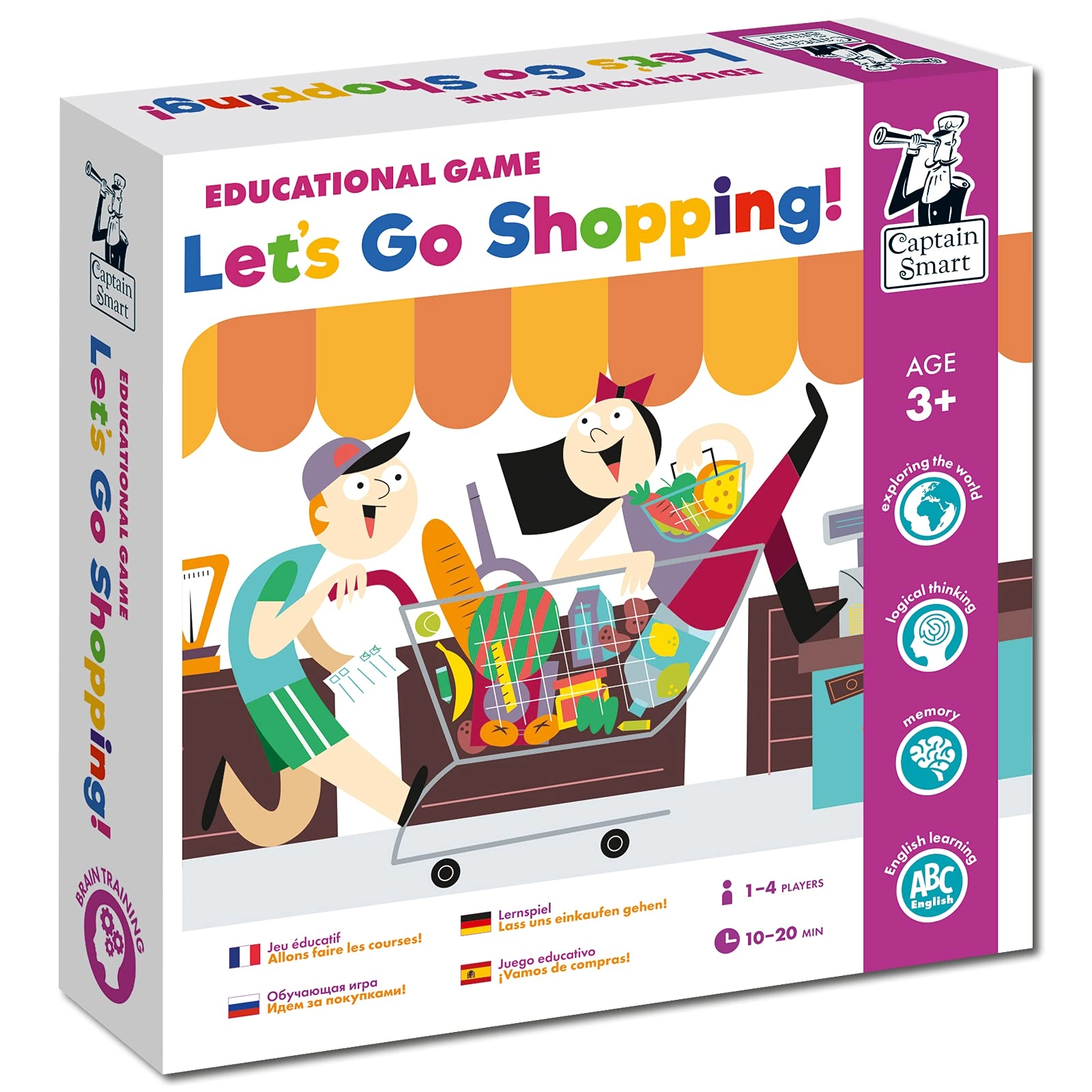 Captain Smart Let's Go Shopping - 3 years and above 24 pieces