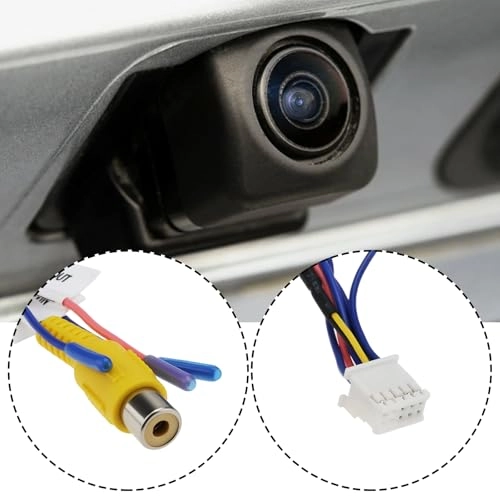 10 Pin Reversing Camera RCA Video Adapter - Pack of 2 Compatible with Android