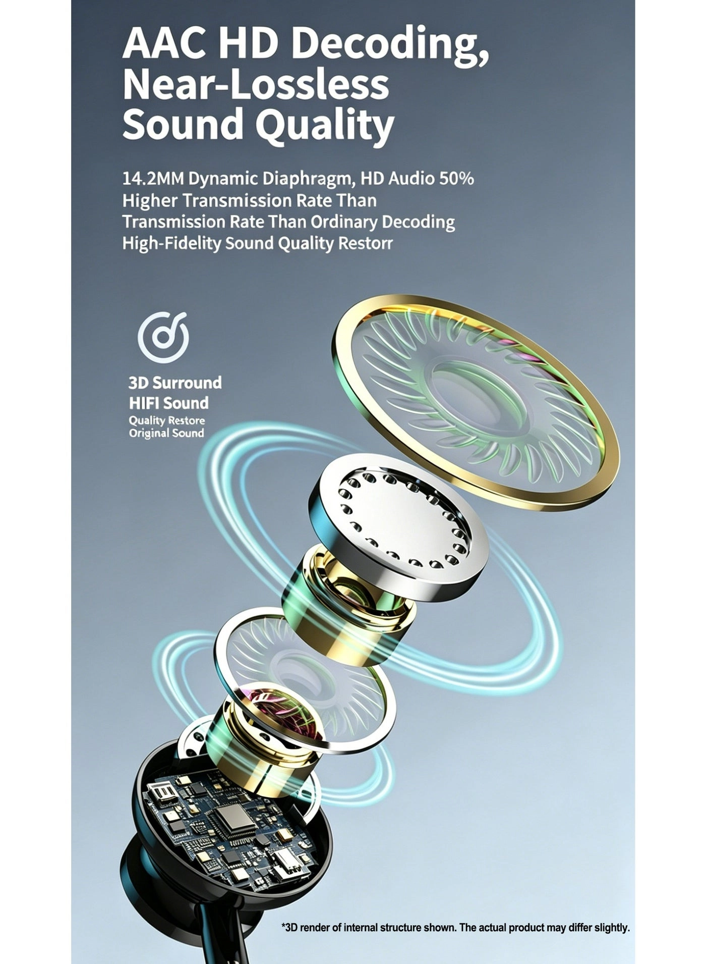Bluetooth 5.4 Clip-on Wireless Headphone