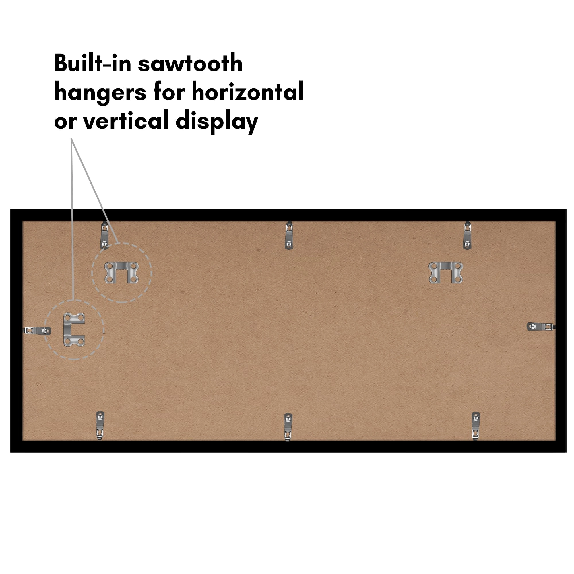 11x27 Picture Frame - 2.0 Count