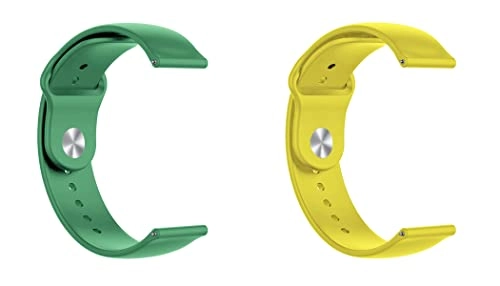 2 Pack 20mm Silicone Watch Band for Sekonda Motion