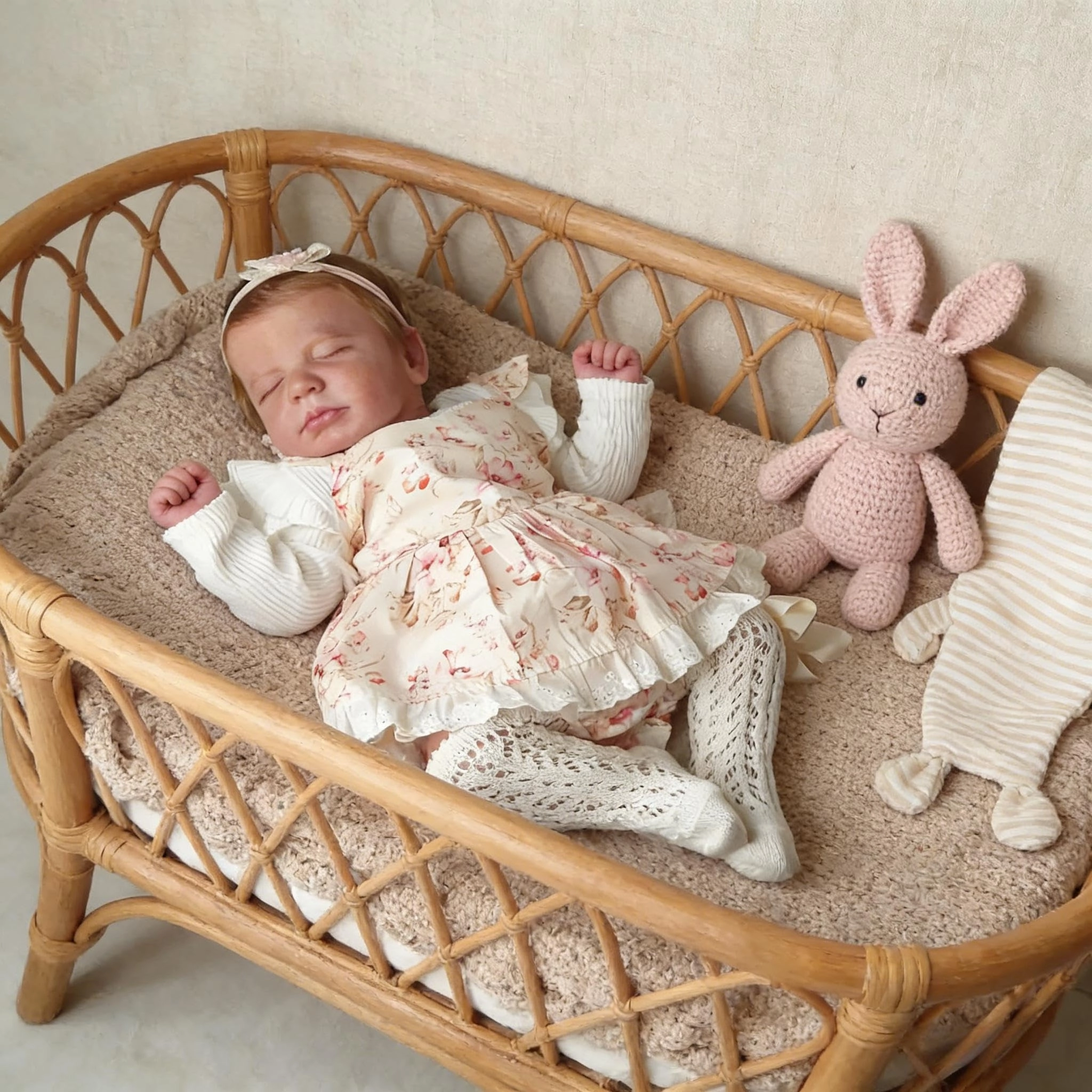 LOULOU Reborn Baby Doll - 20 Inch Vinyl Girl Ages 3+