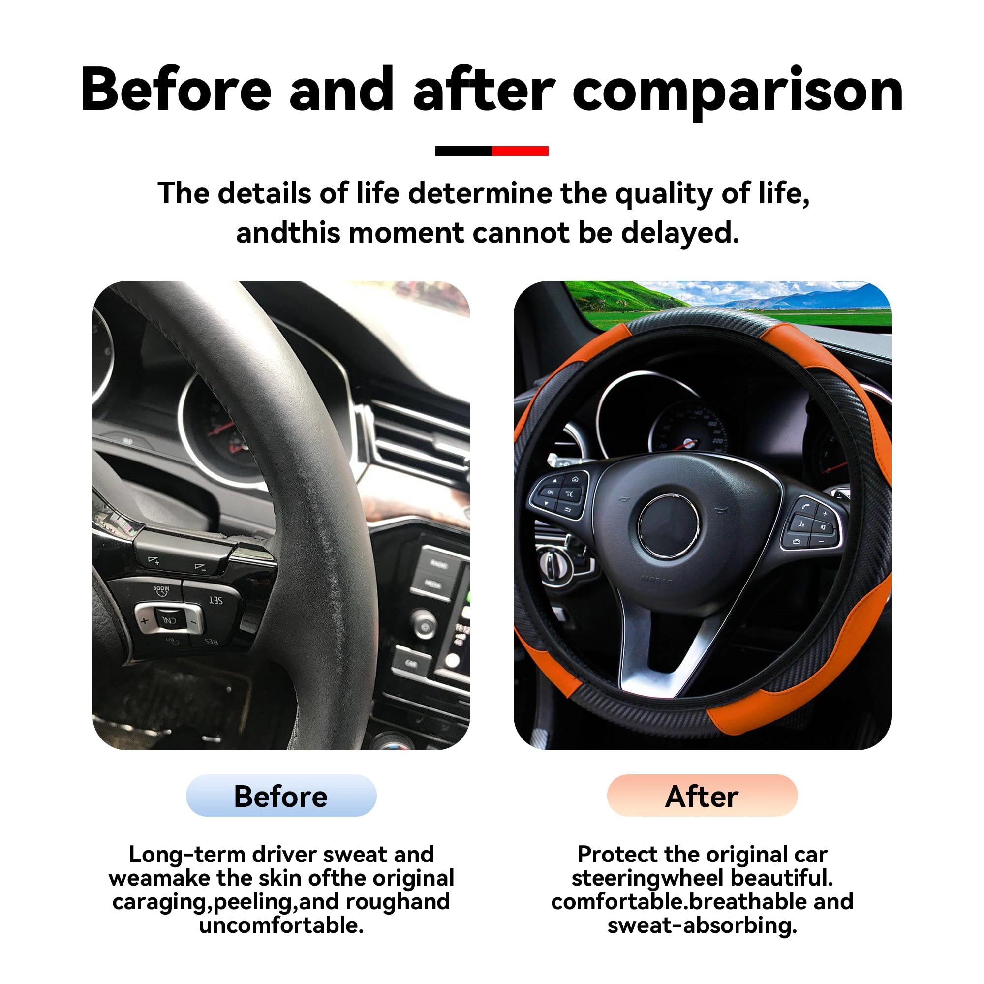 Car Steering Wheel Cover