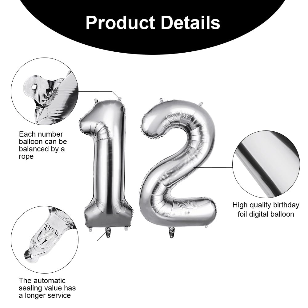 Number 12 Balloon - 2 piece(s)
