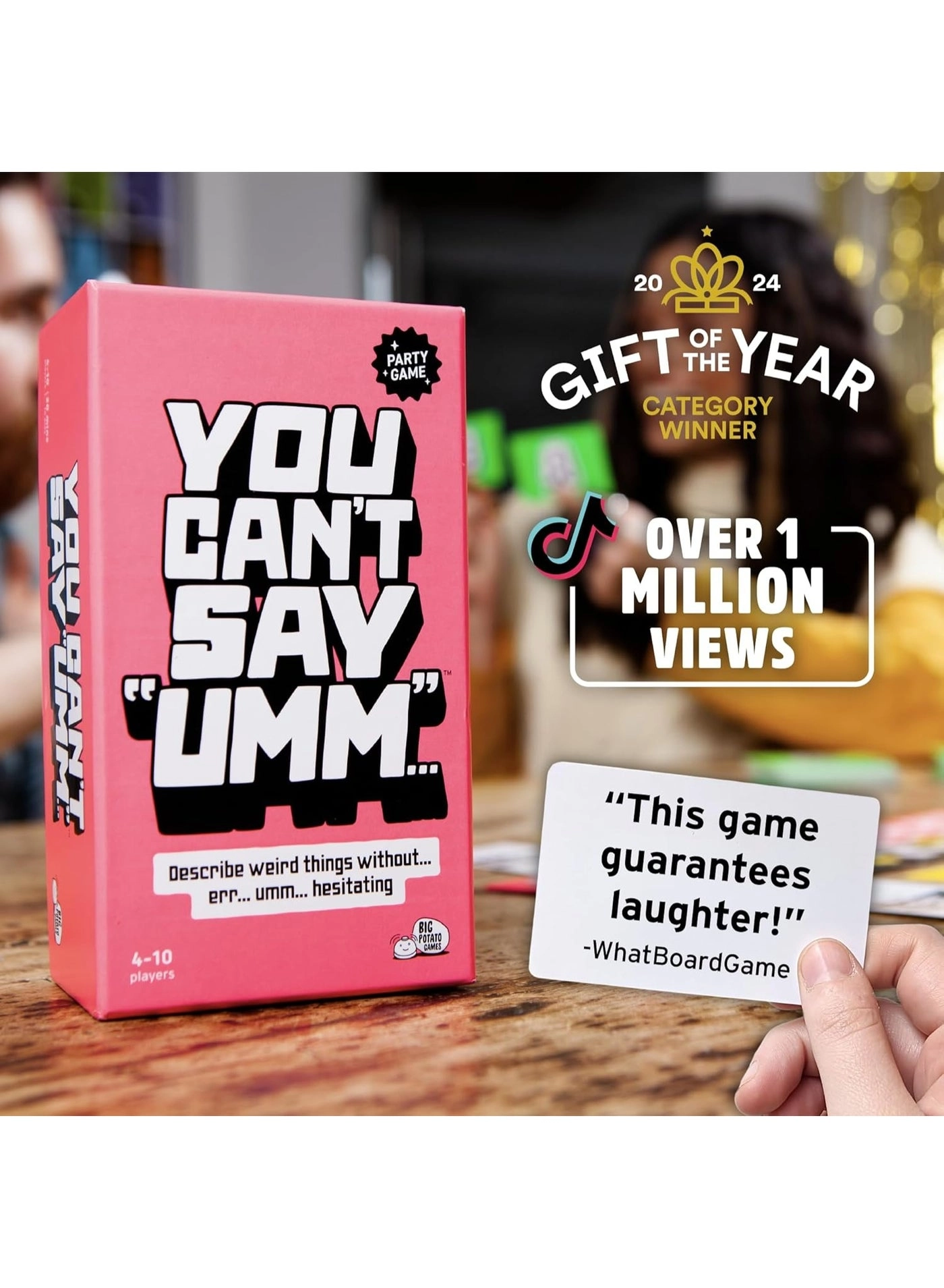 You Can't Say Umm: UK Version - Card Game
