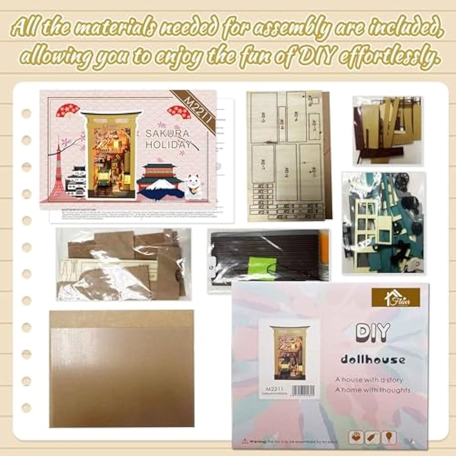 Dollhouse Miniature DIY House Kit - Dream Bottle Series 1:32