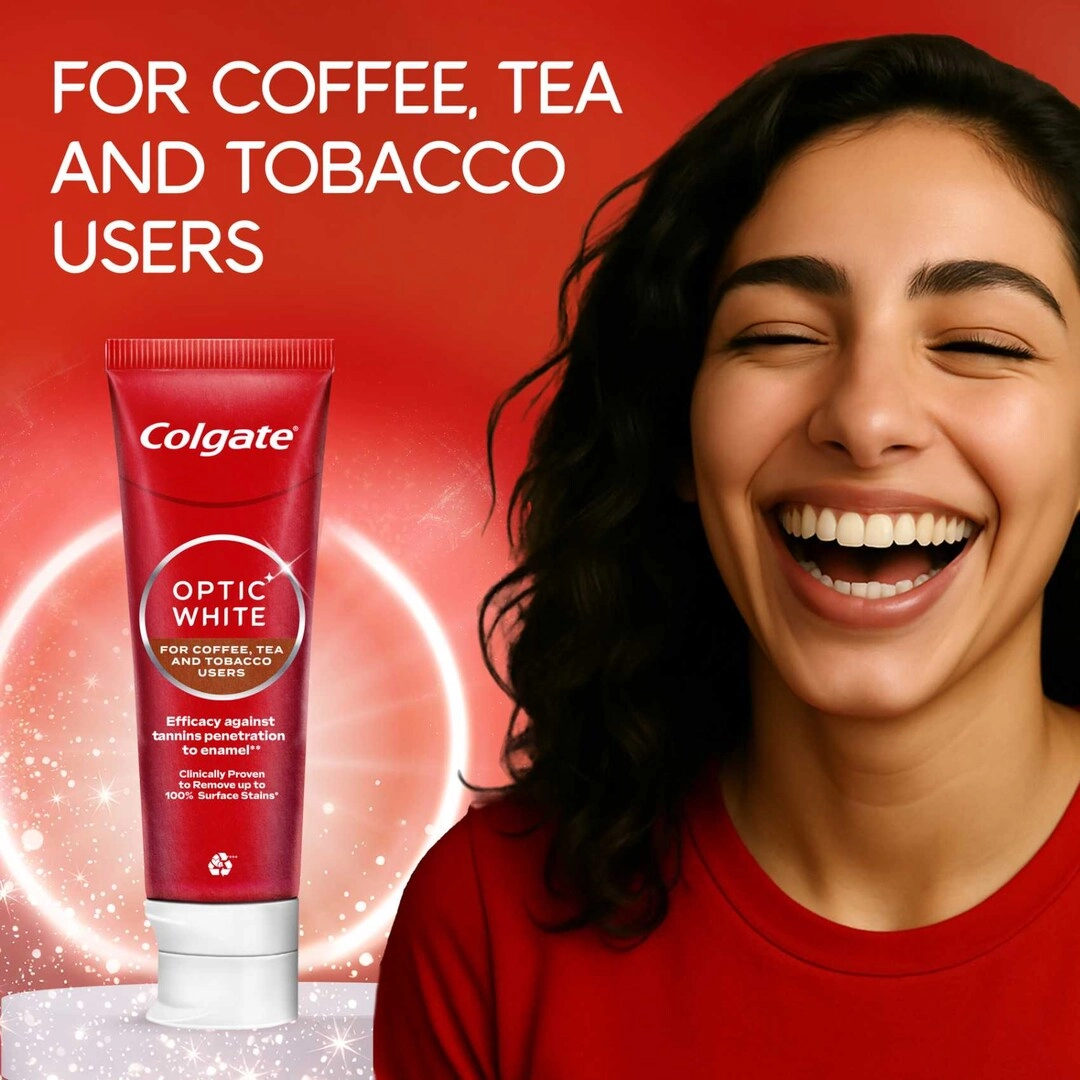 Optic White Coffee, Tea & Tobacco Users Toothpaste 75ml