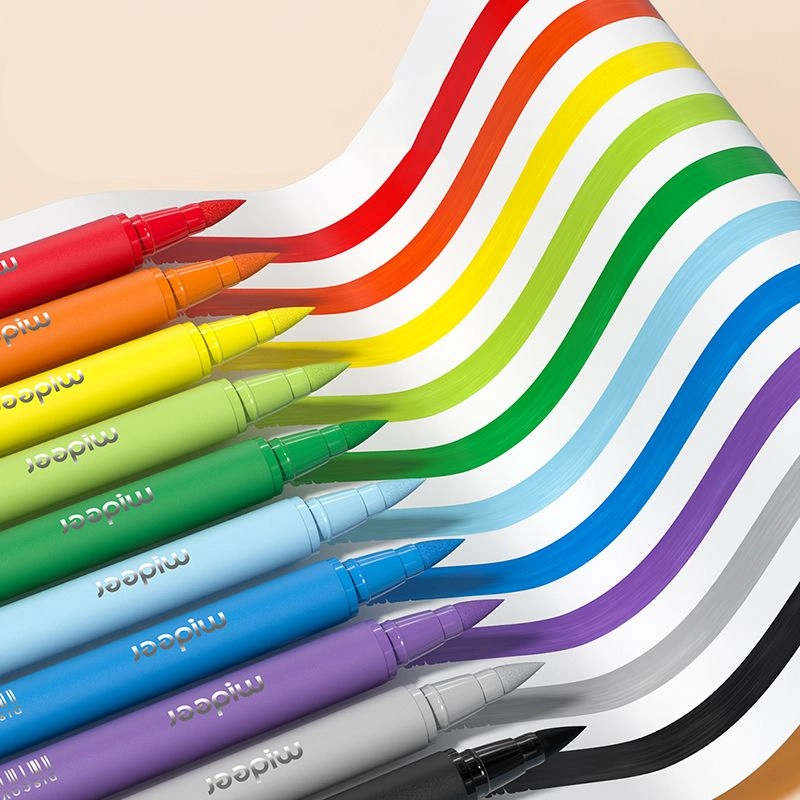 Round Nib Acrylic Markers - Multi Colour Round Nib