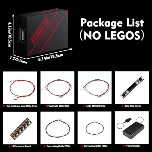 LED Lighting Compatible with Lego TIE Bomber 75347