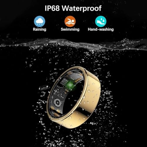 Smart Ring Health Tracker - 5ATM Waterproof Sport