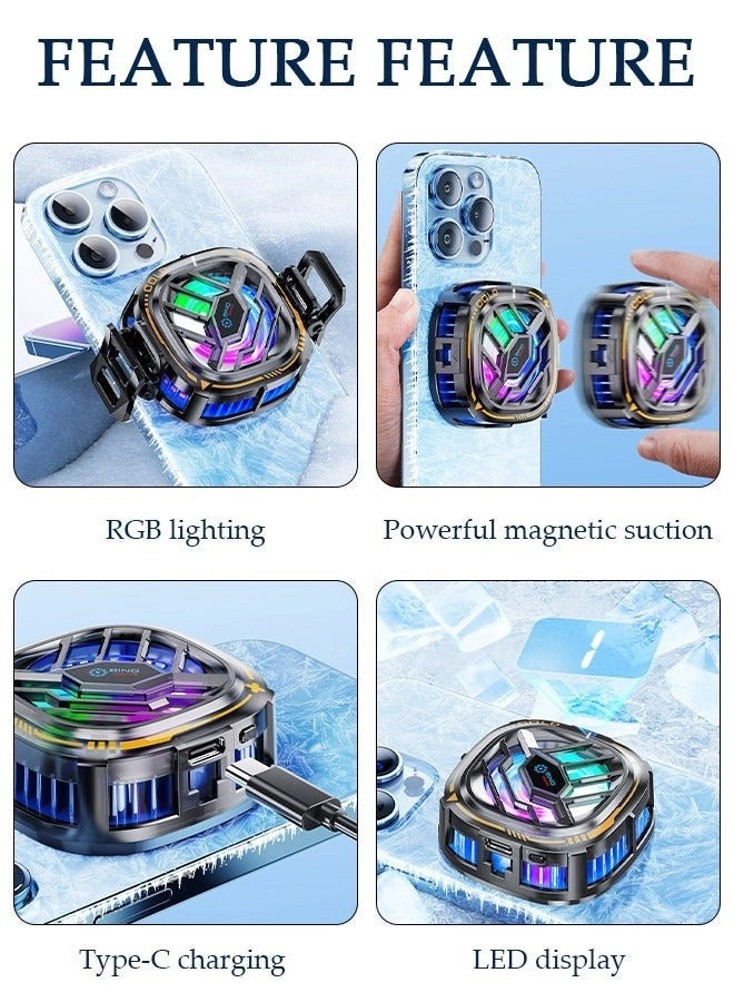 DU4502 - Magnetic Phone Cooler Fits iPhone & Android