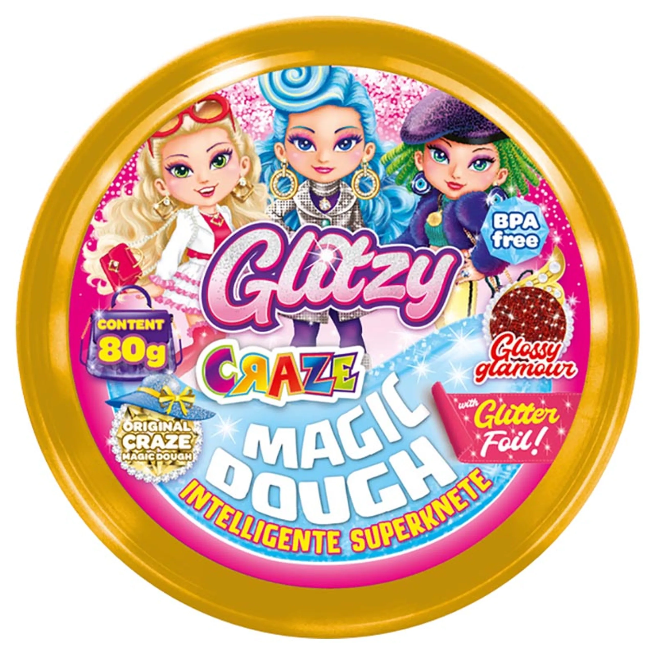 Magic Dough Glitzy - super clay 80g