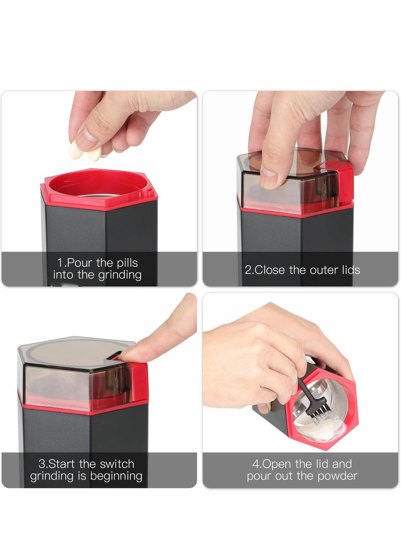 Powder Grinder - Electric 200W 120g