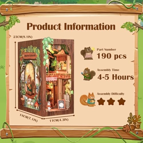 Book Nook - Forest Unicorn