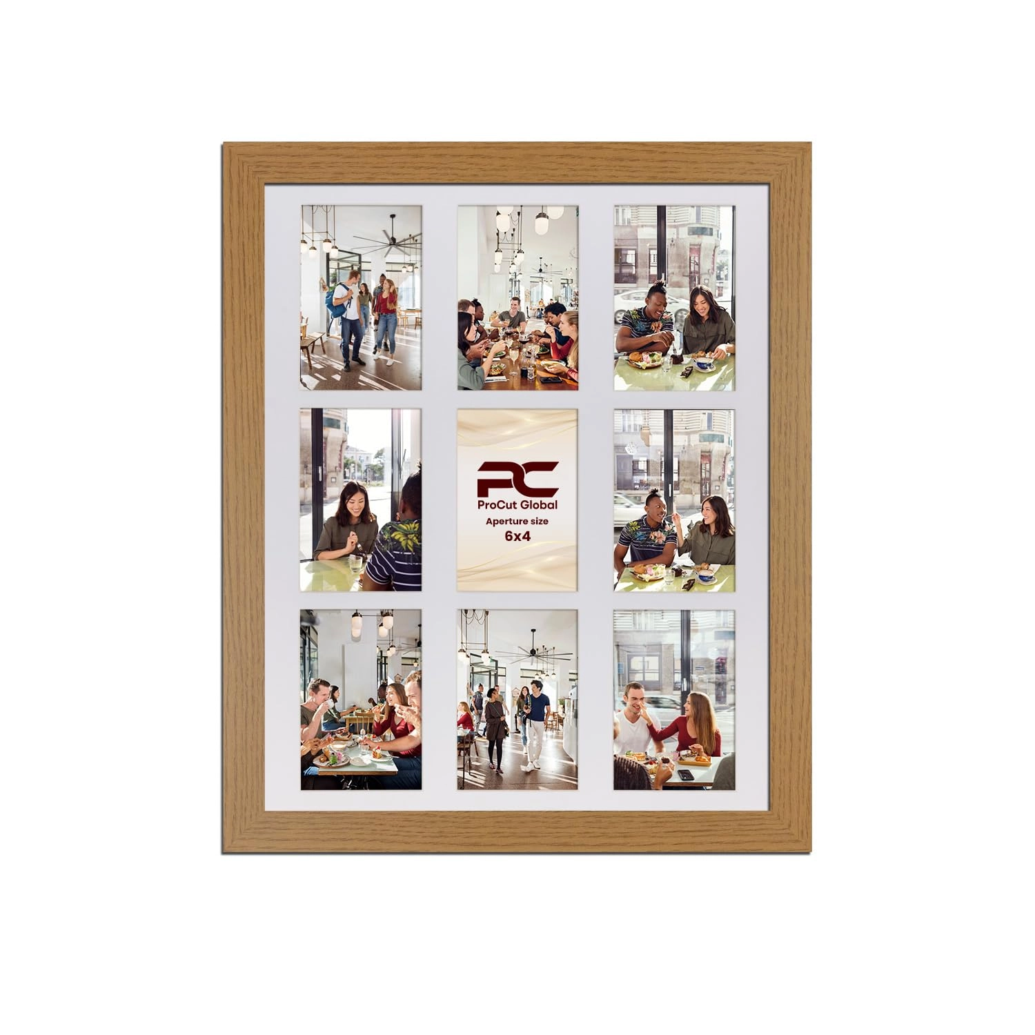 procut global ltd Collage Picture Frame - 20x16" For 6x4" (9x) 9