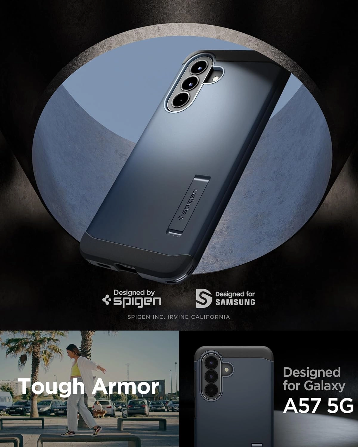 Tough Armor for Samsung Galaxy A57 5G - Extreme Impact Foam TPU Hard PC case