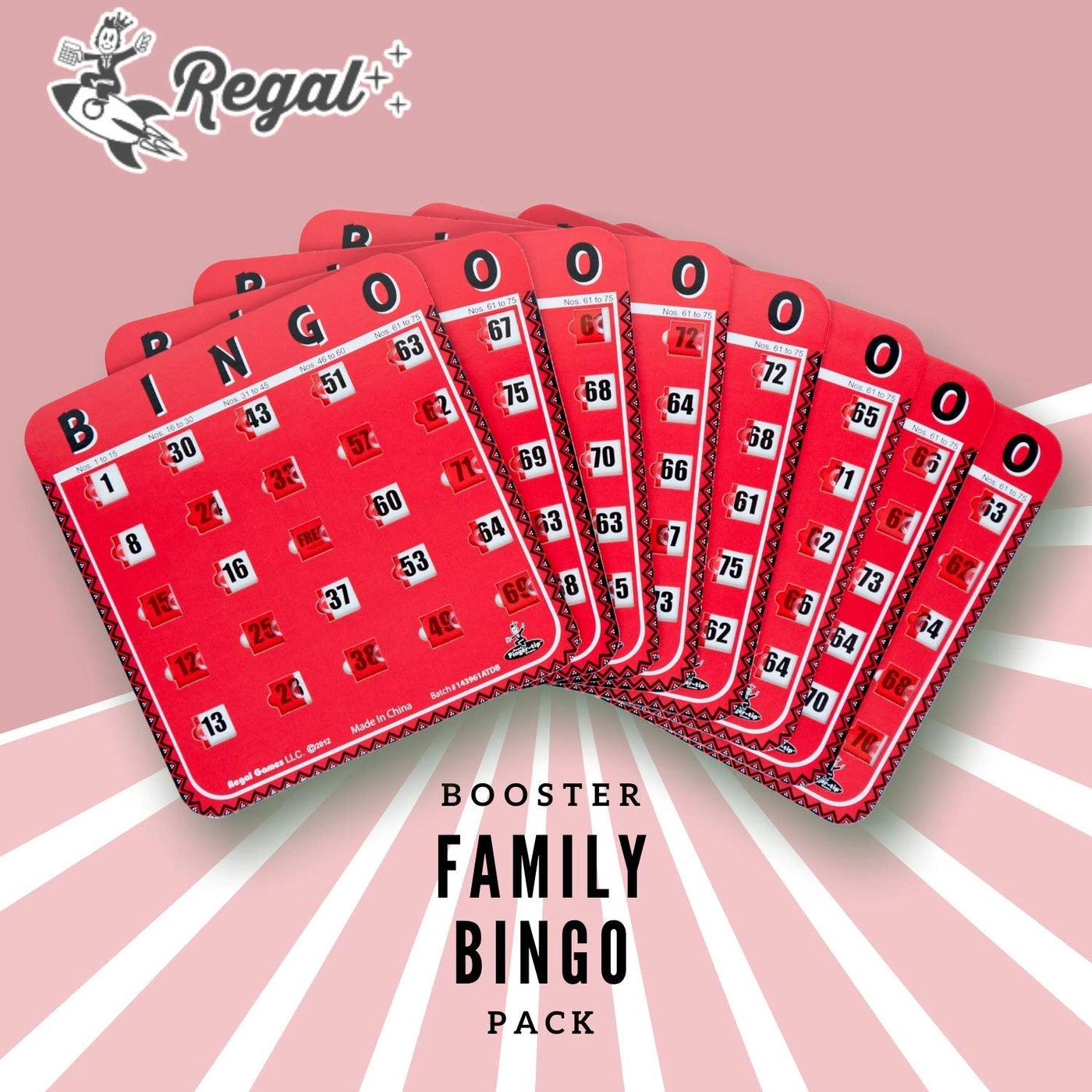 Bulk Bingo Cards - Sliding Windows Reusable Large Print