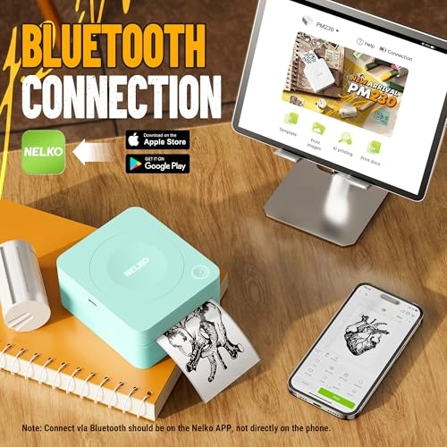 PM230 - Bluetooth 3 Rolls Paper WHITE