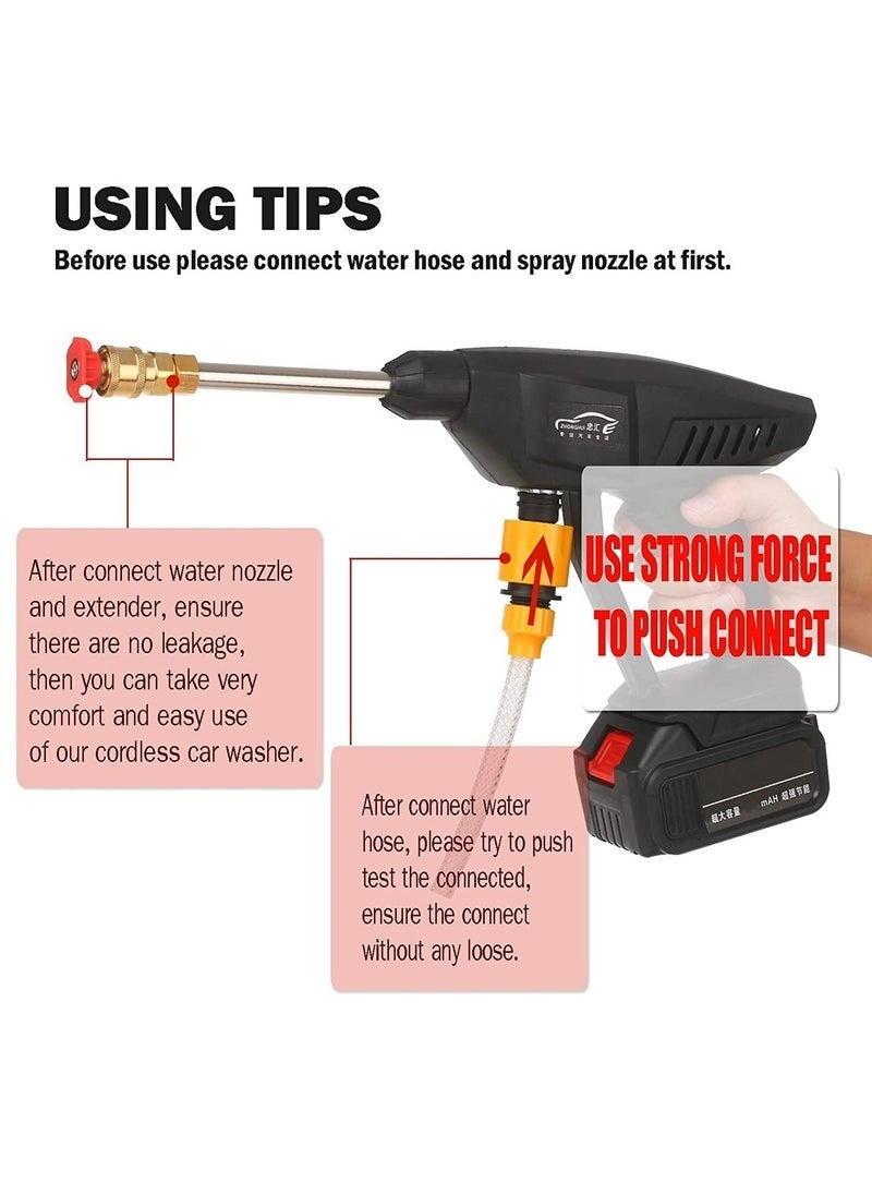 Cordless Portable Washer - 48V 200W 30Bar