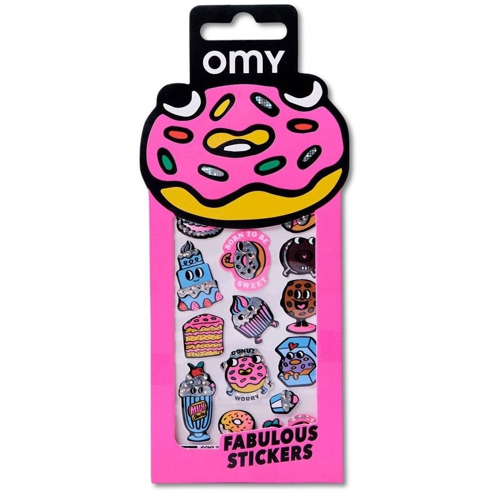 OMY Donuts Sticker Book 6 pcs
