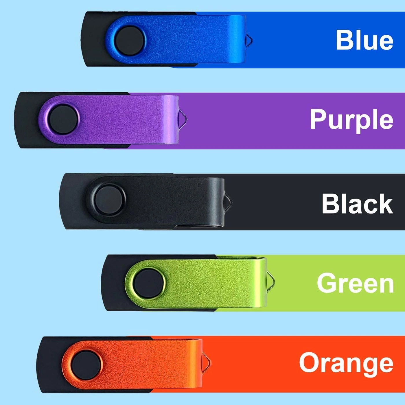 USB Flash Drive - USB 2.0 5 Pack 2GB