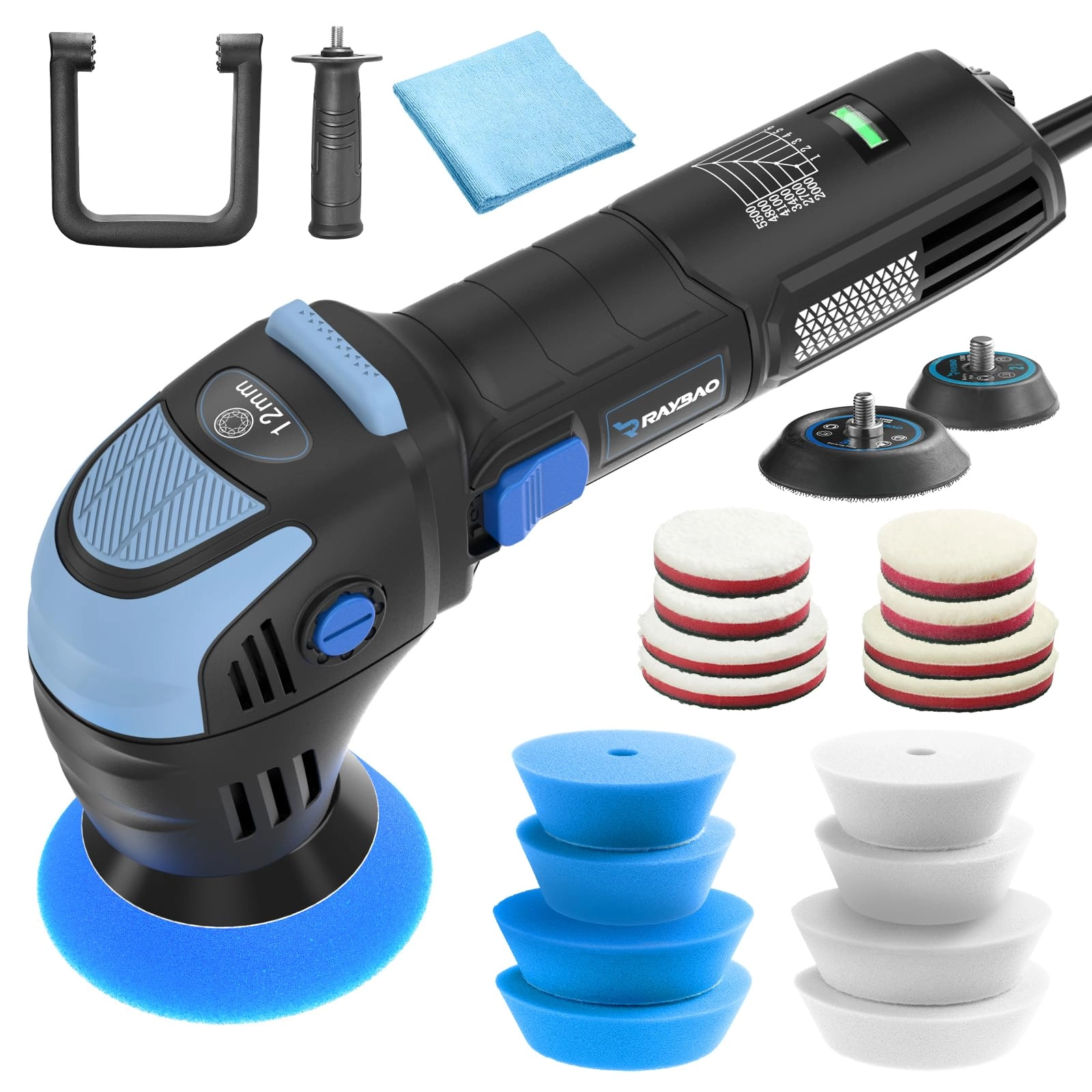 Dual Action Car Polisher - 900 Watts 5/6-inch
