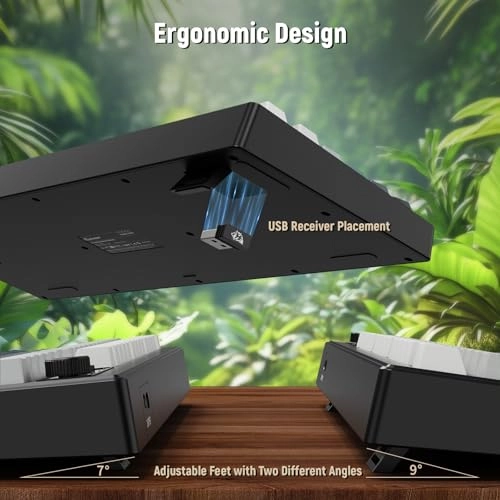 K100 - 2.4GHz Wireless Bluetooth USB-C