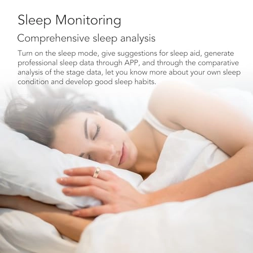 Smart Ring Health Tracker - IPX8 Waterproof 20mah Approx. 7 Days