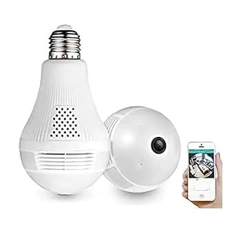 Bulb Light Wireless IP Camera 1080p