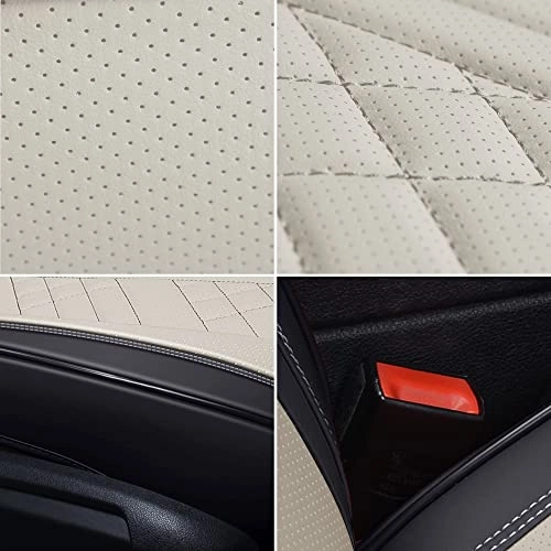 Car Seat Covers - Front Seat 2 Pack White And Black