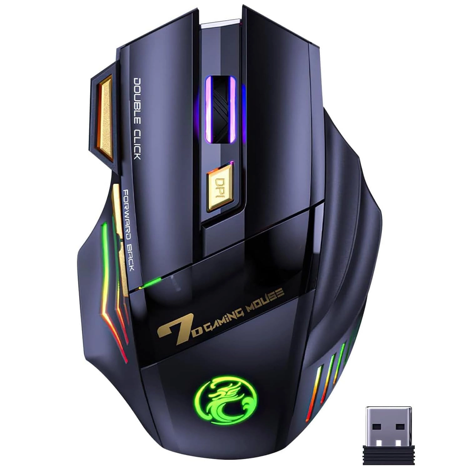 Wireless Gaming Mouse - Bluetooth & Dongle