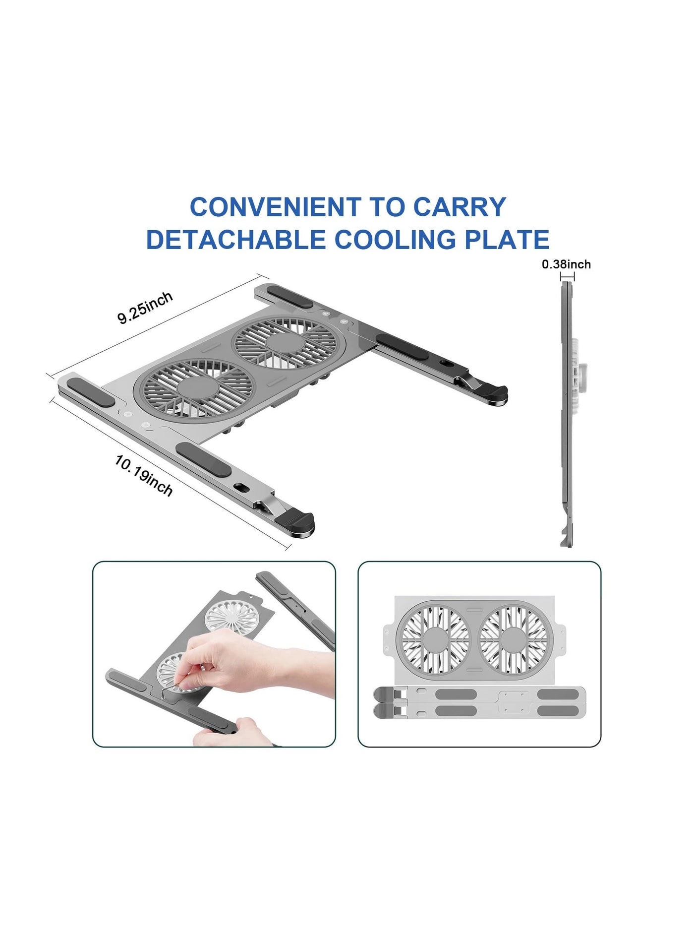 Laptop Cooling Pad - 2 10-15.6 Inch