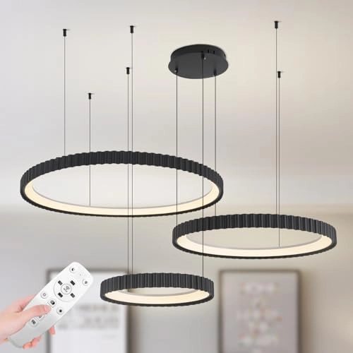 Modern LED Chandelier - 3000K-6000K Dimmable