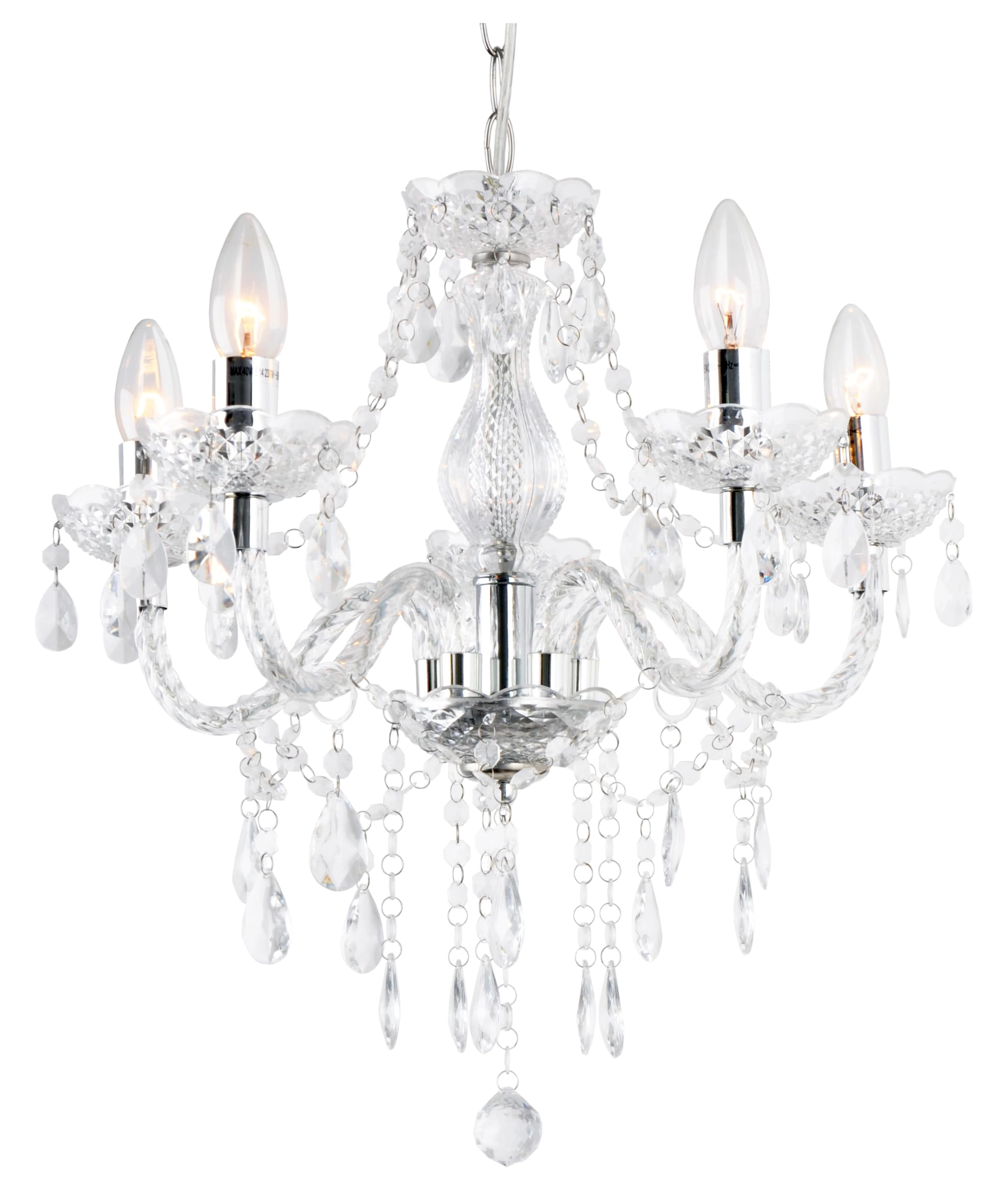 5 Light Chandelier - Dimmable