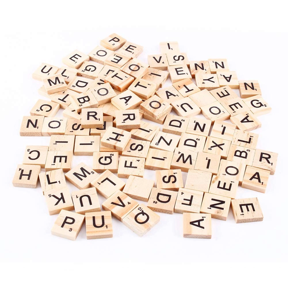 CONTEK Scrabble Tiles - Kid 100 pieces