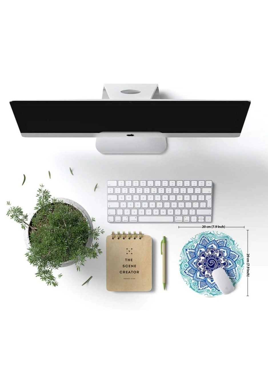 Round Microfiber Mouse Pad - 20x20 cm