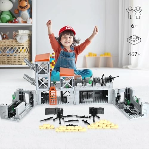 WW2 Military Base - 467pcs