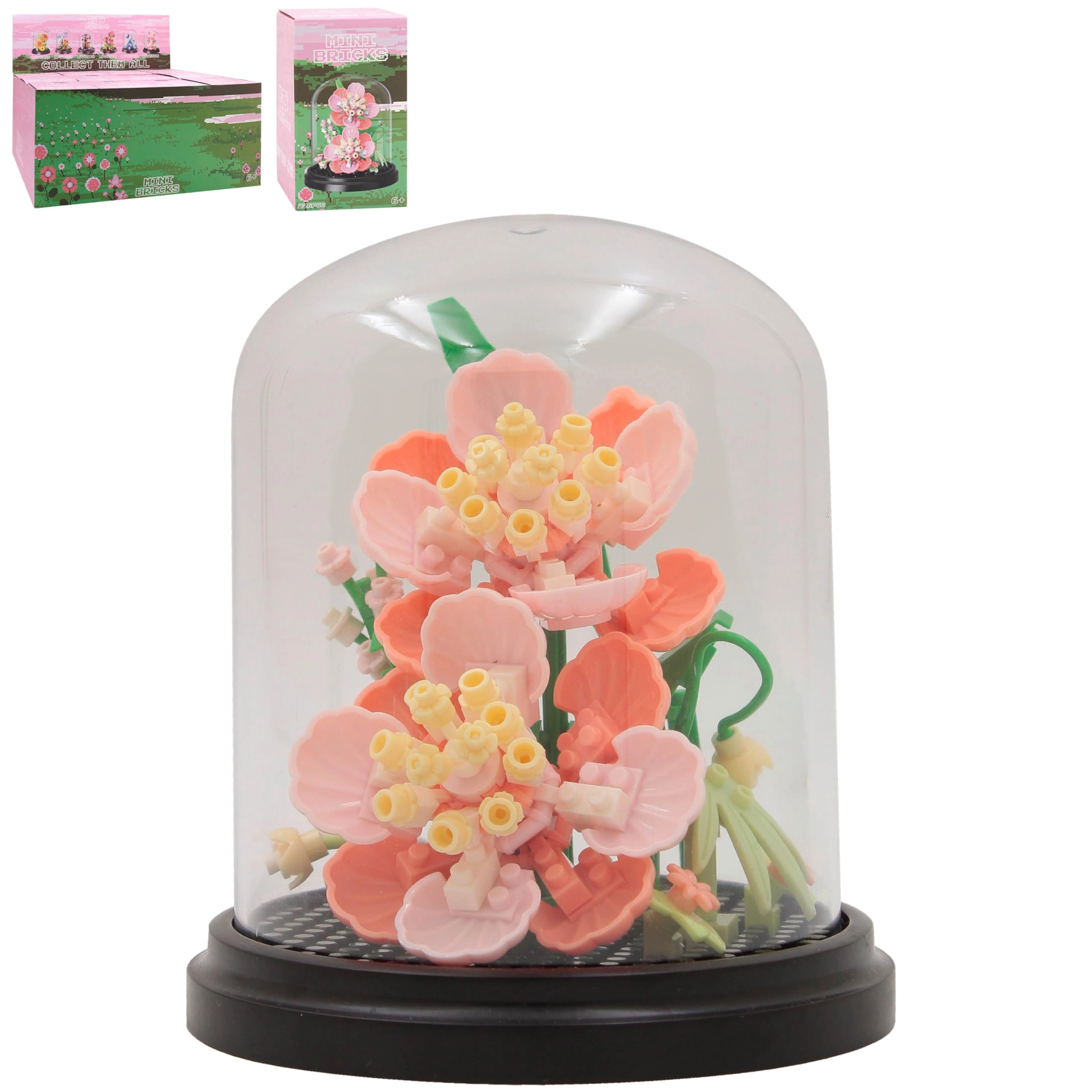 Lesser & Pavey Christmas Mini Bricks - Pink Carnation