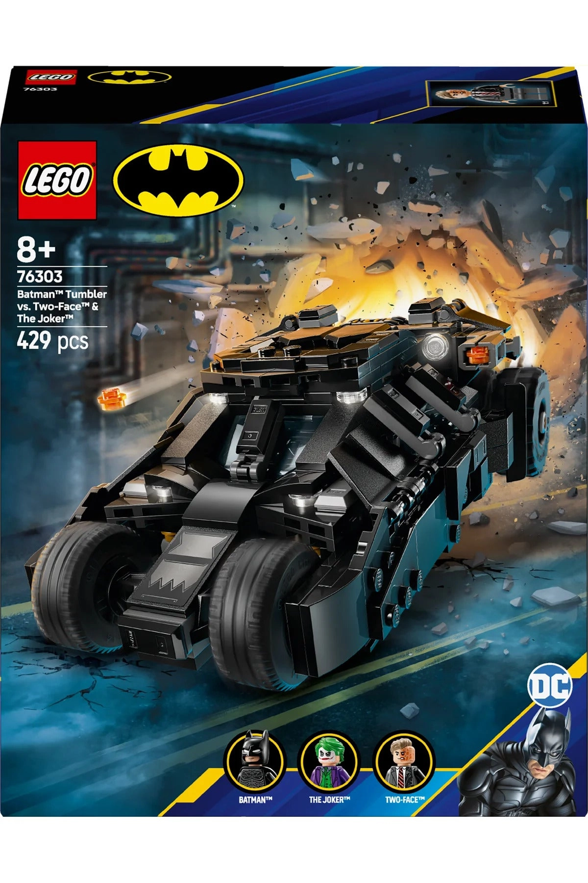 DC Batman Batman Tumbler (76303) - 3 Minifigures Super Hero Set