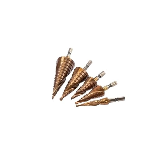 Cobalt Cone Step Drill Bit - Cobalt 1 Piece 3-12/3-14/4-12/4-20/4-22/4-25/4-32/5-21/5-27/6-24mm