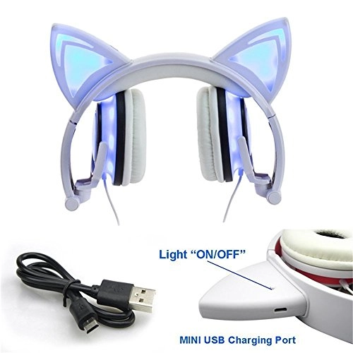 Easycat Cat Ear Wired Headphone