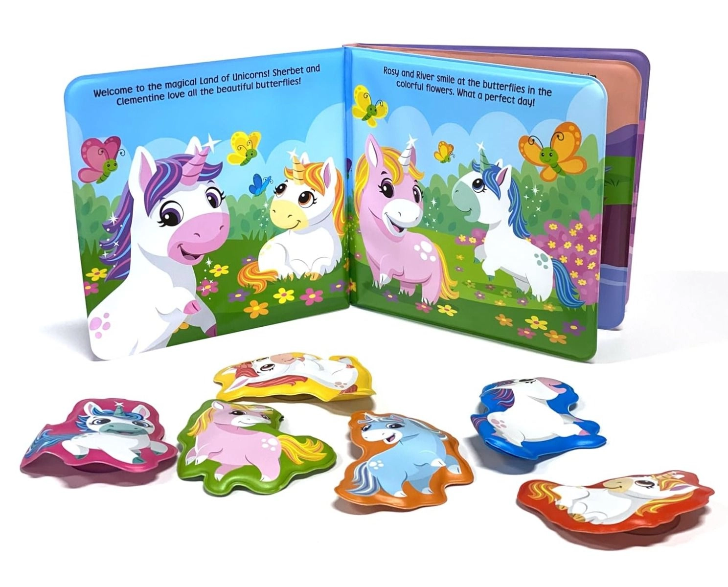 Unicorns Bathtime Book
