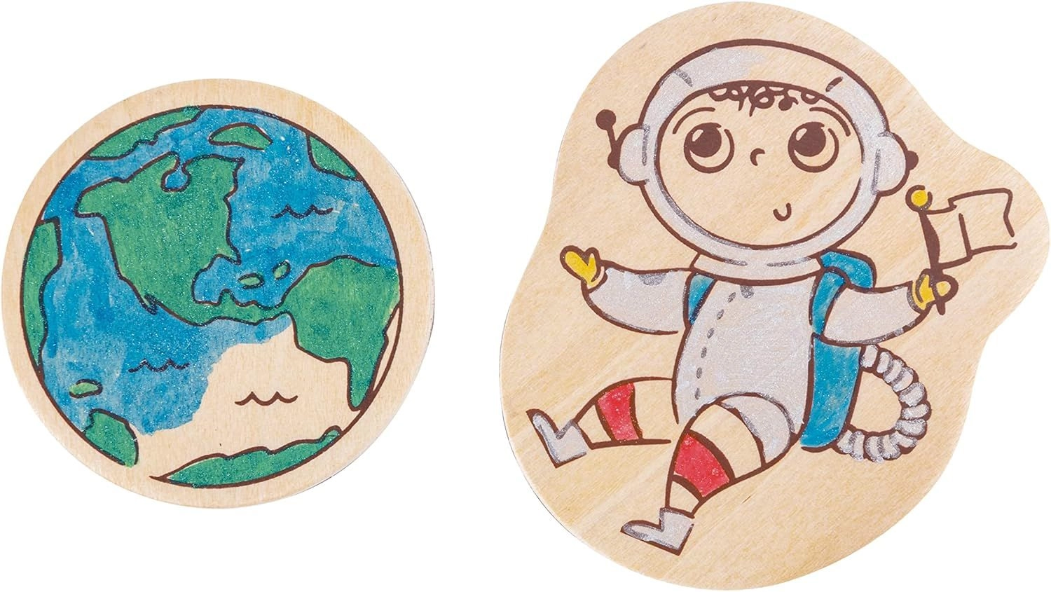 DIY Mars Space Life Art And Craft Set - 3+ years 10 pcs