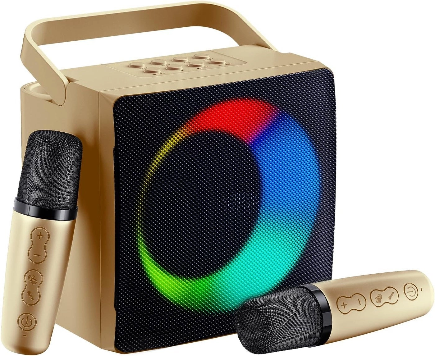 Wireless Karaoke Machine - two wireless microphones