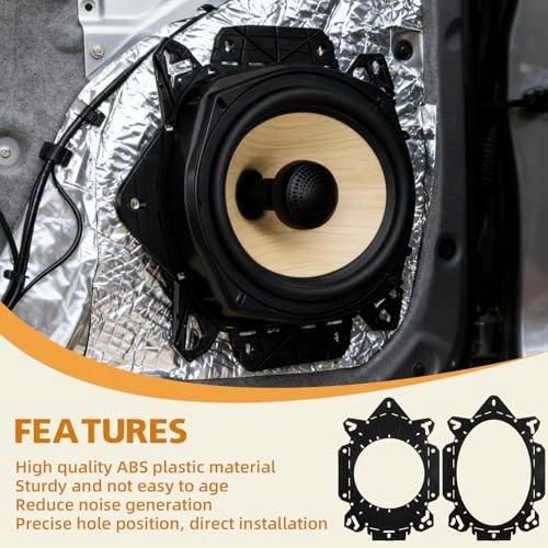 Car Speaker Adapter Mount Kit - 6.5 inch 6 x 9 inch