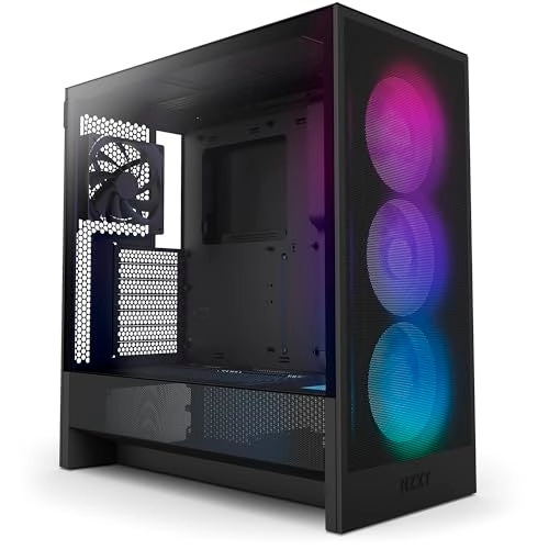 H5 Flow RGB - tempered glass side panel Mid-Tower ATX