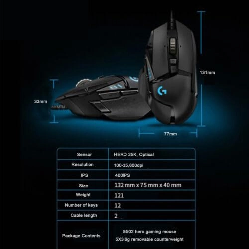 G502 Hero K/DA Gaming Mouse - USB
