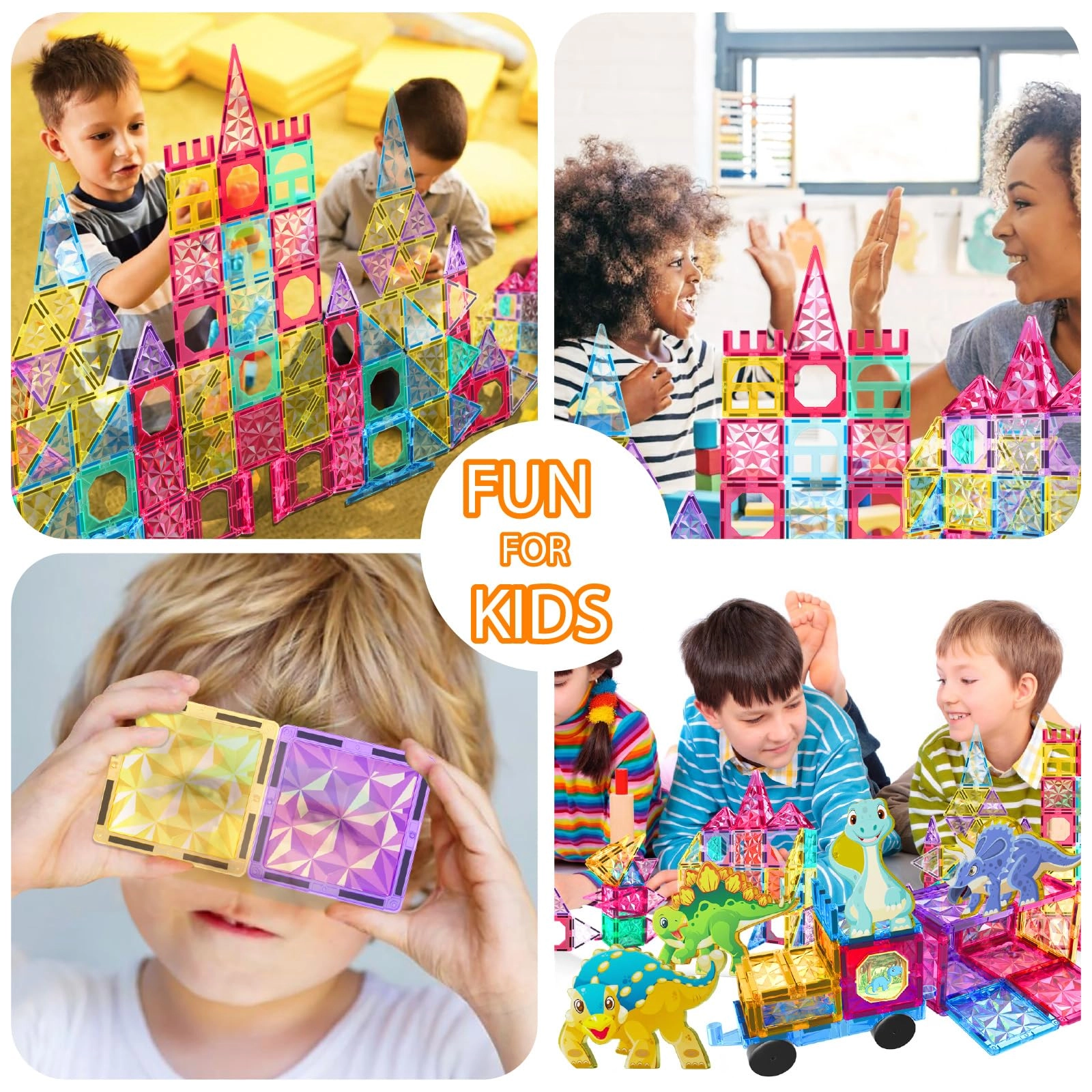 Magnetic Tiles - Construction 110pcs
