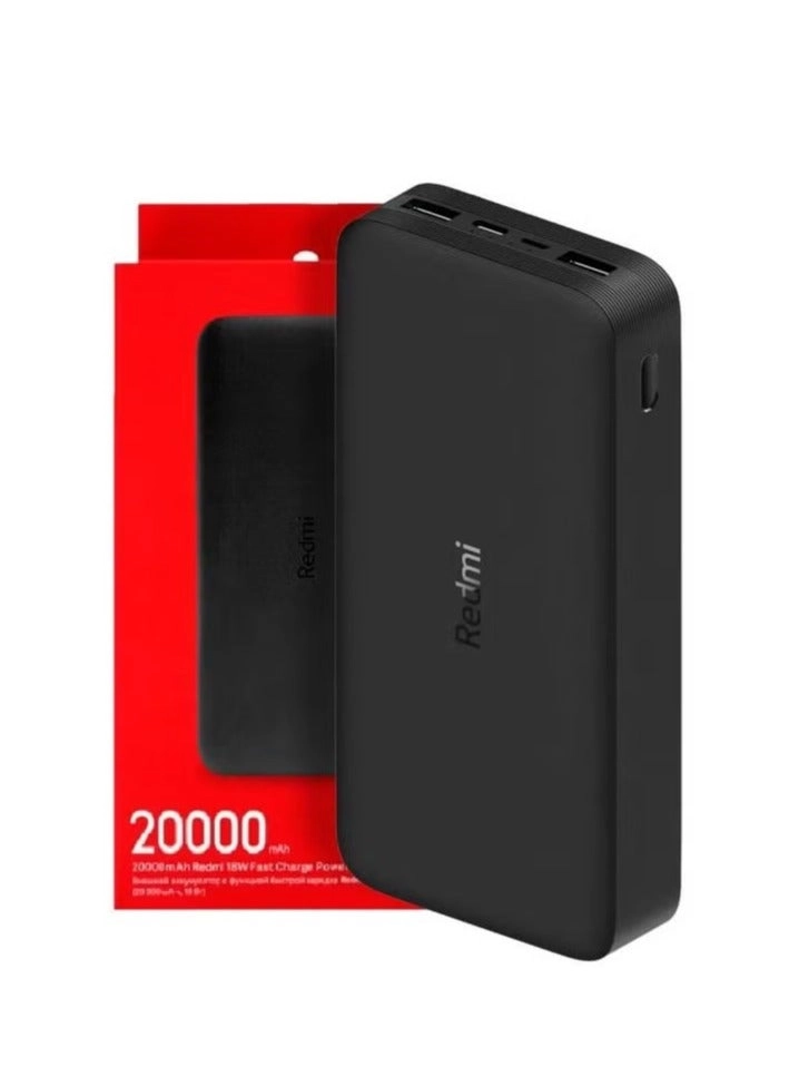 Portable Fast Charge Power Bank - 20000mAh