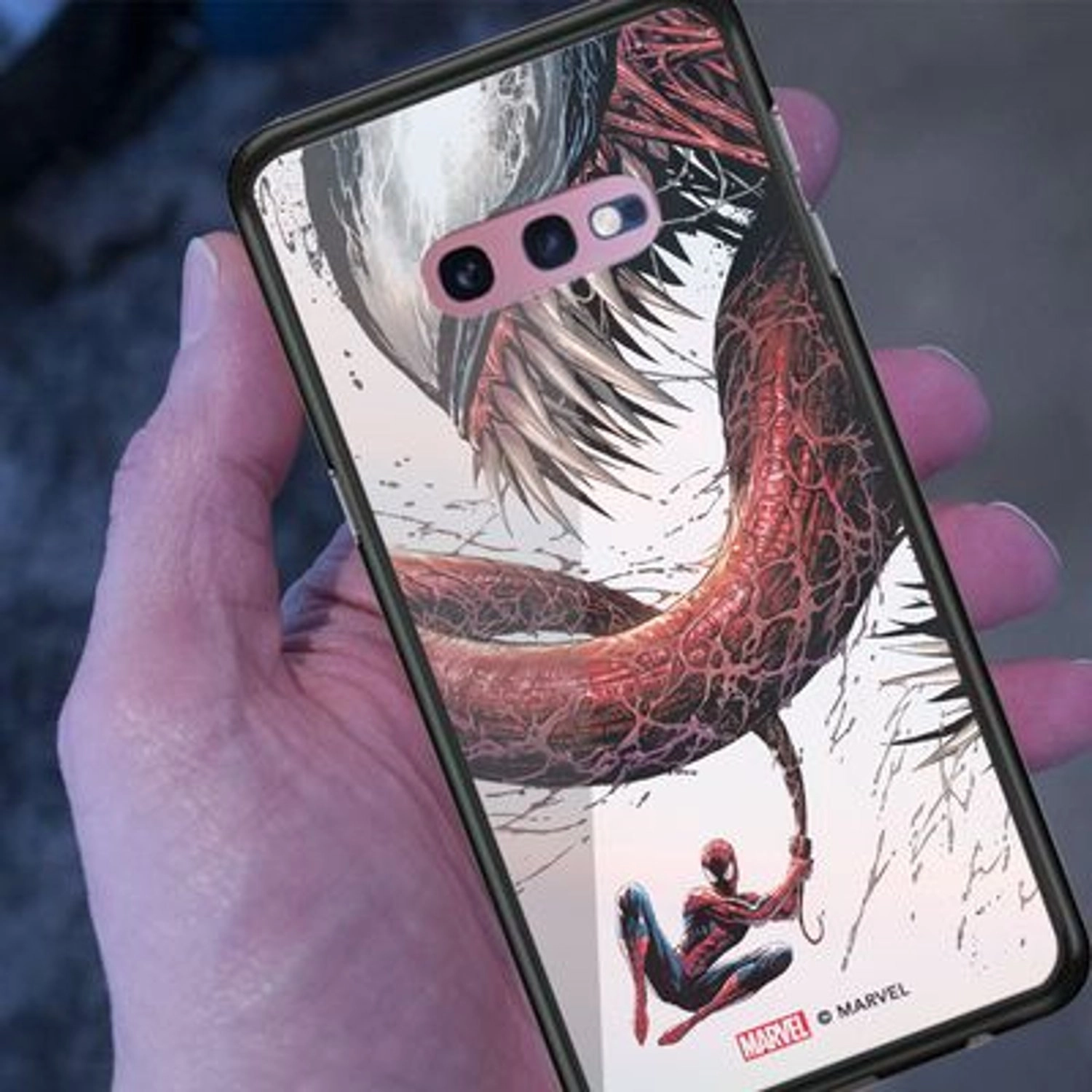 Spiderman And Venom Samsung S10 e Cover Back Case for Galaxy S10E